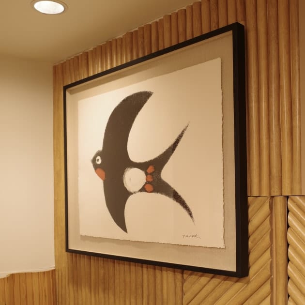 柚木沙弥郎ポスターツバメtsubame