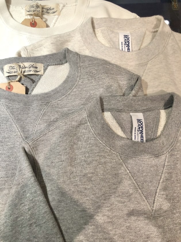 新解釈！＜LOOPWHEELER＞と＜REMI RELIEF＞のスウェット比較｜ビームス