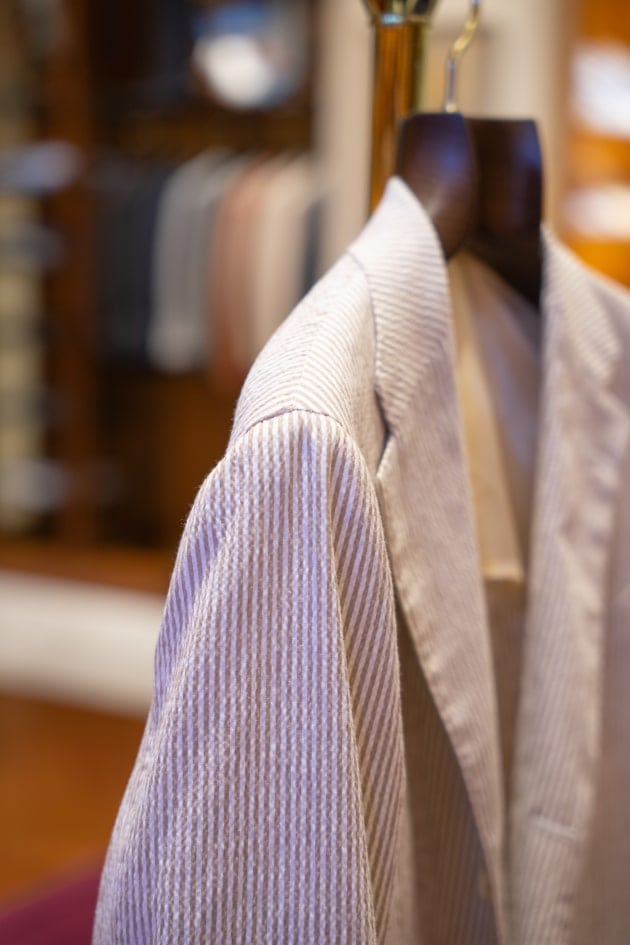 シアサッカーセットアップ＜BEAMS F＞｜ビームスF／インターナショナル