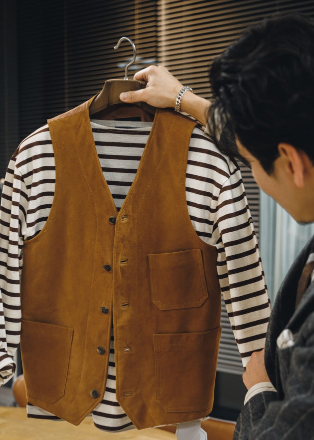 CINQUANTA〉スエードワークベスト｜ビームス ライフ 横浜｜BEAMS
