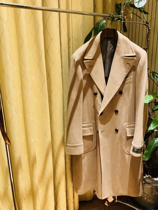 Brilla per il gusto / LORO PIANA FABRIC キャメル ダブルブレスト