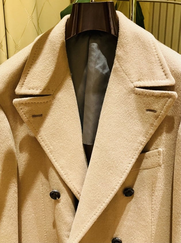 Brilla per il gusto / LORO PIANA FABRIC キャメル ダブルブレスト