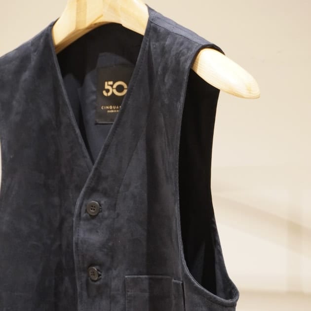 CINQUANTA】スエードベスト｜ビームス ハウス 名古屋｜BEAMS