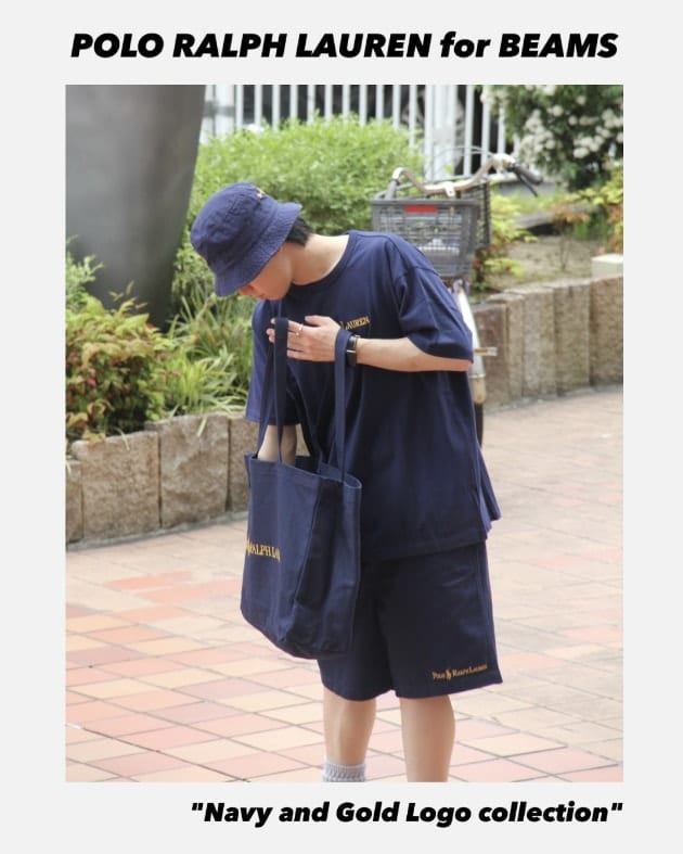 POLO RALPH LAUREN for BEAMS】Navy and Gold Logo collection