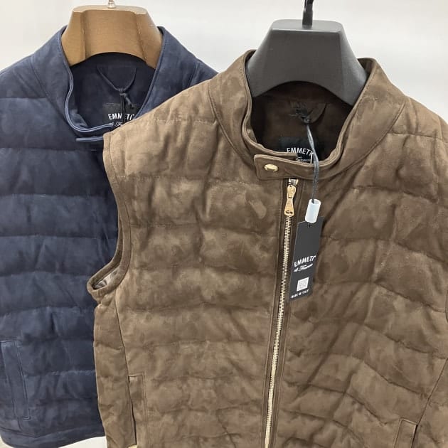 2024秋冬商品ご紹介ブログ⑤ ＜EMMETI＞スエードダウンベスト