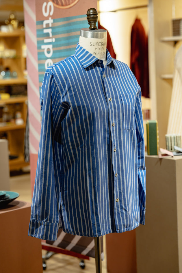 一点ものストライプシャツ＜Stripes & Colors ~Marimekko with BEAMS