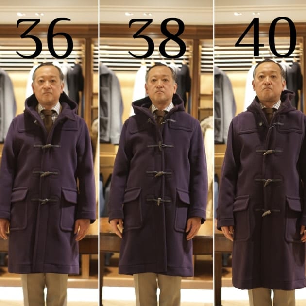 INVERTERE（インバーティア）＞3サイズ徹底着比べ｜BEAMS F（ビームスF