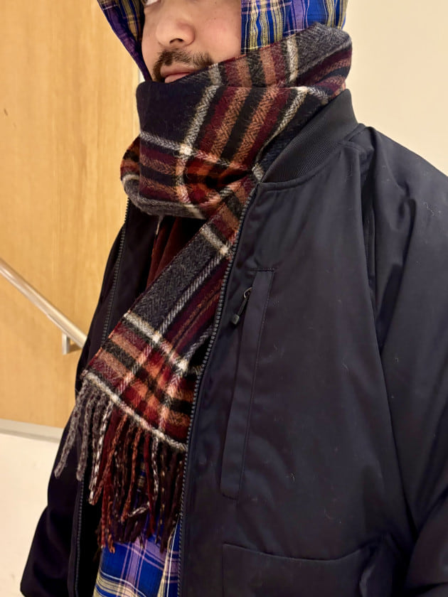 グラデーションチェックマフラー編』ストリート好き野口の【ノグット