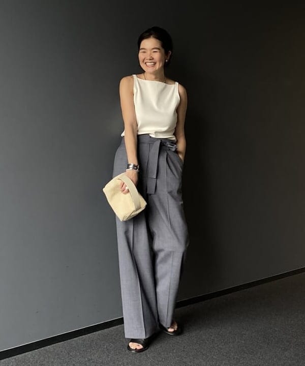 Demi-Luxe BEAMS .M / ヘルシー ニットキャミソール目黒越子