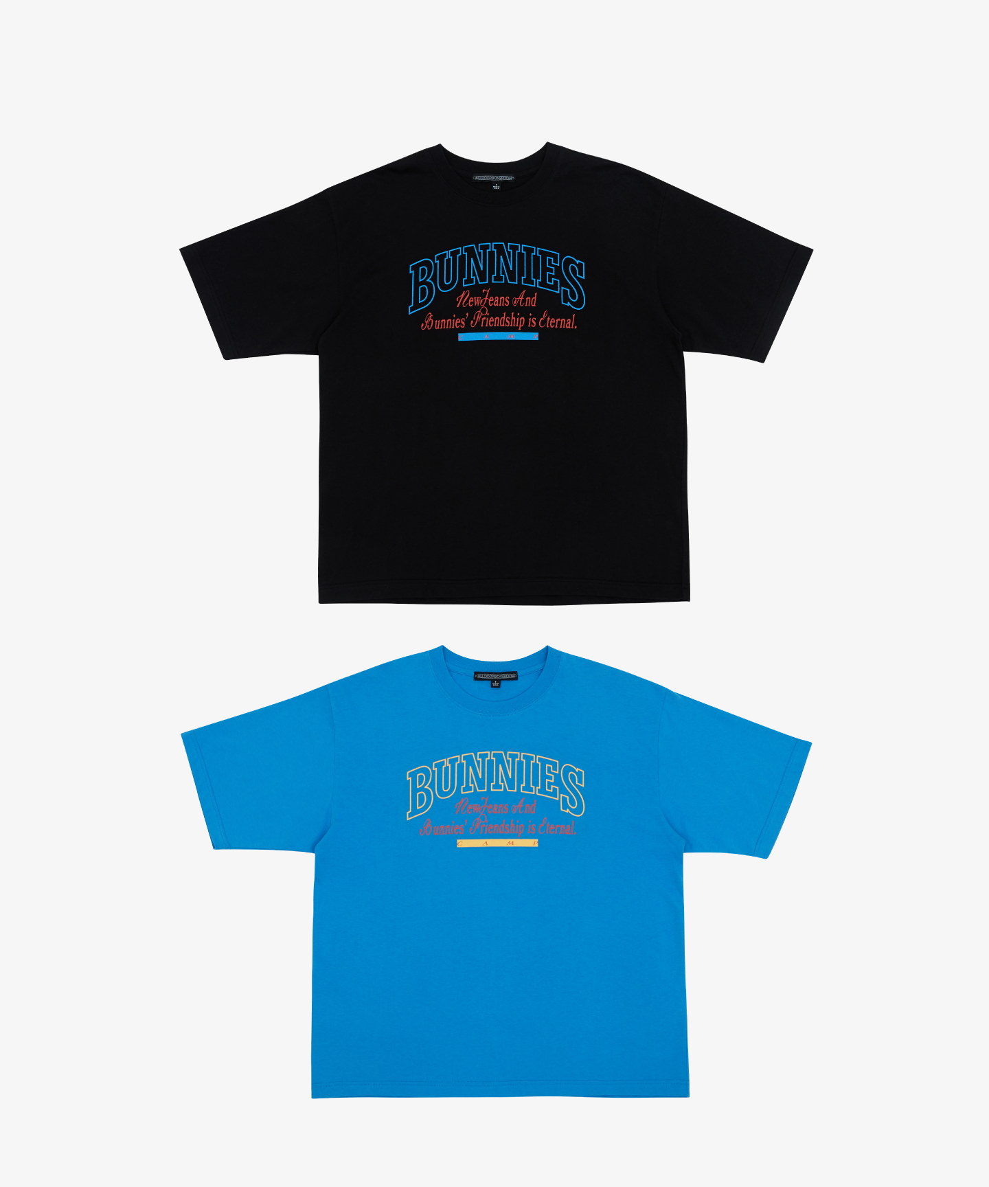 BUNNIES CAMP Tシャツ 青NewJeans | BUNNIES CAMP 2024 TOKYO DOME T