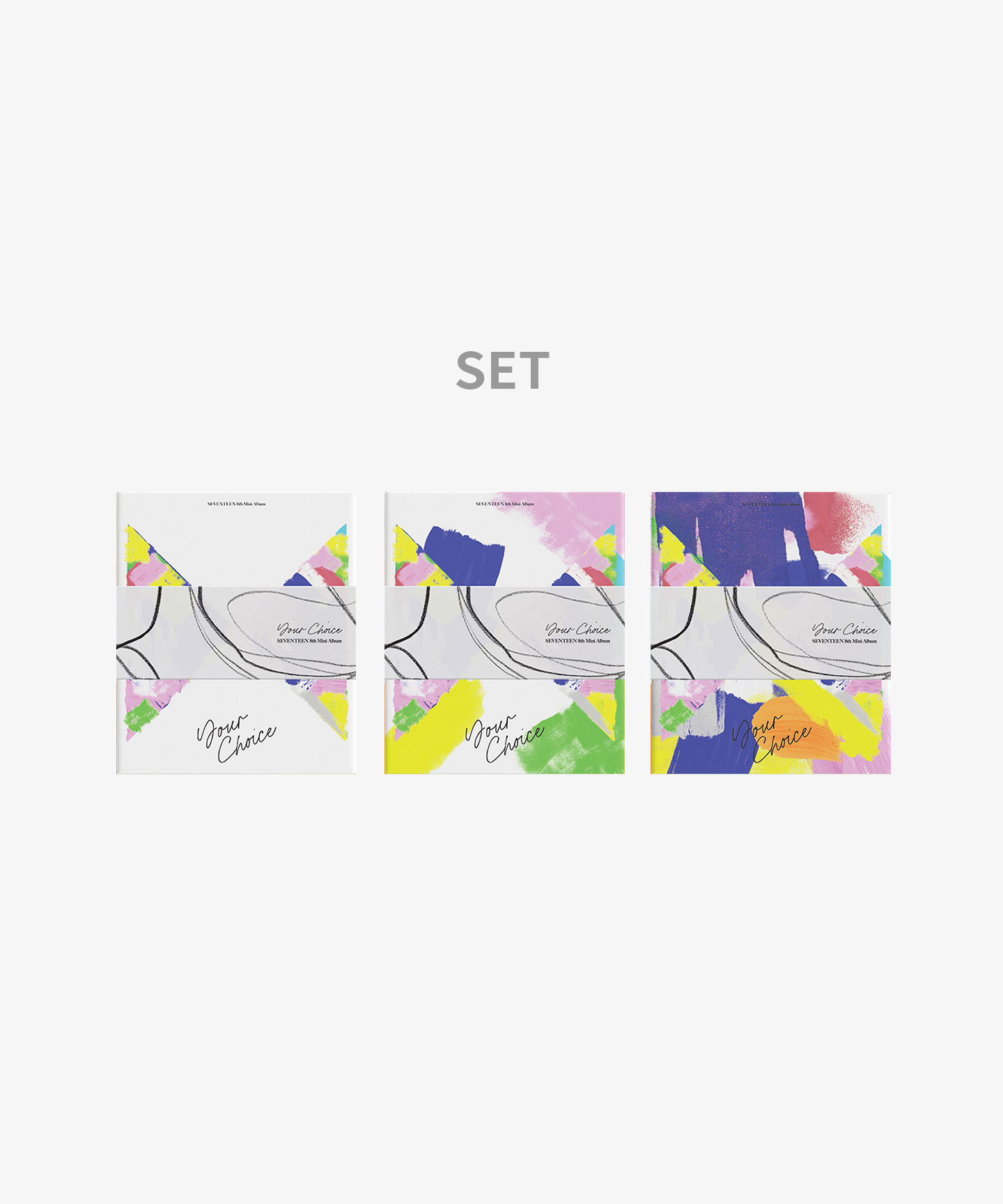 SEVENTEEN | 8th Mini Album 'Your Choice' (SET)