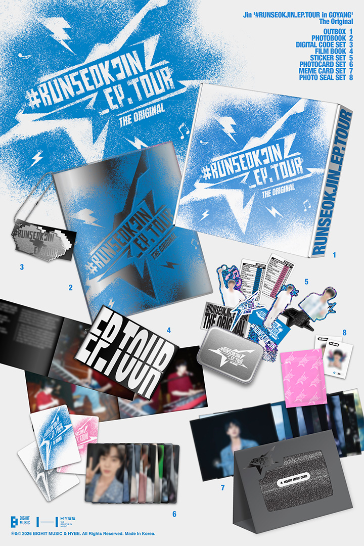 BTS | Jin '#RUNSEOKJIN_EP.TOUR in GOYANG' The Original SET