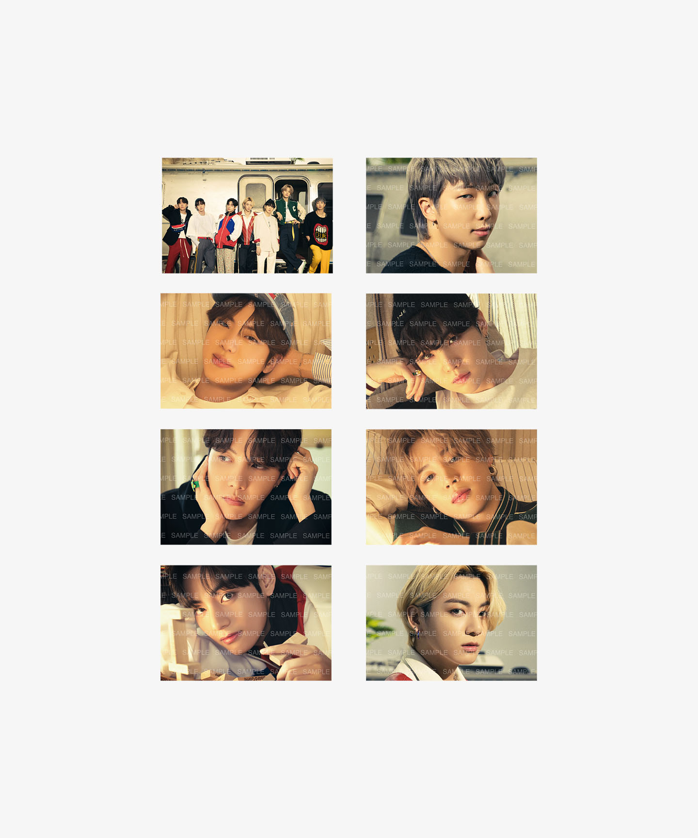 BTS | [BTS, THE BEST] POSTCARD SET (ORANGE)