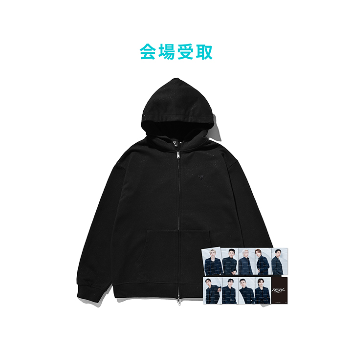 SEVENTEEN | [ [NEW_] IN JAPAN] ZIP-UP HOODIE (BLACK)
