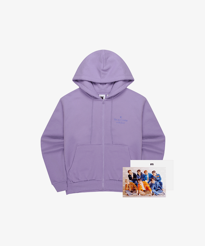 BTS | Zip-Up Hoodie (Lavender)