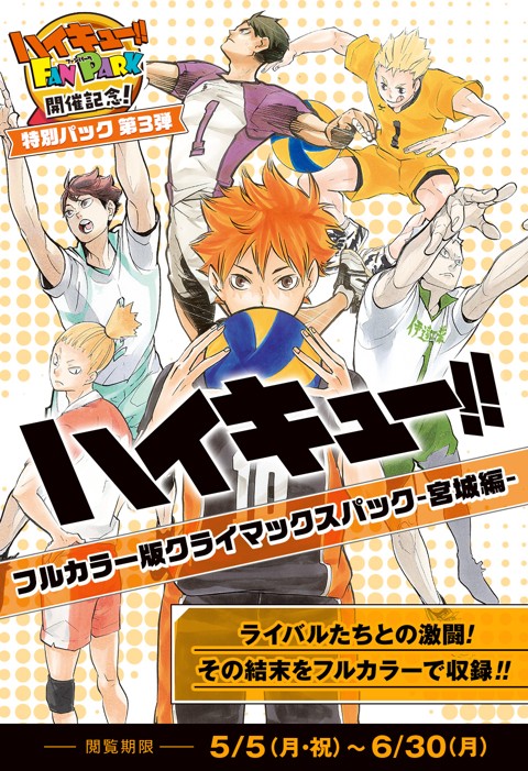 ハイキュー!!』フルカラー版クライマックスパック-宮城編- | 少年