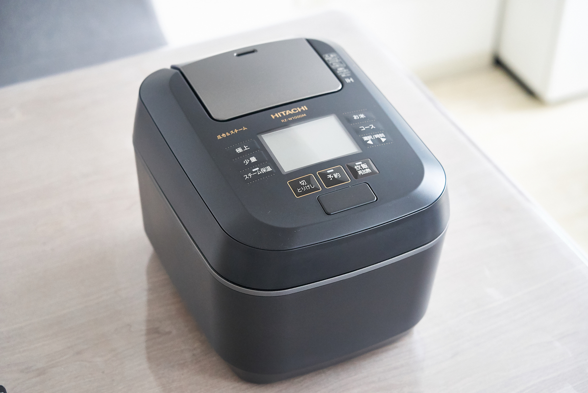 日立の最上位 圧力IH炊飯器「RZ-W100DM」は食感にちょっと癖があるかも