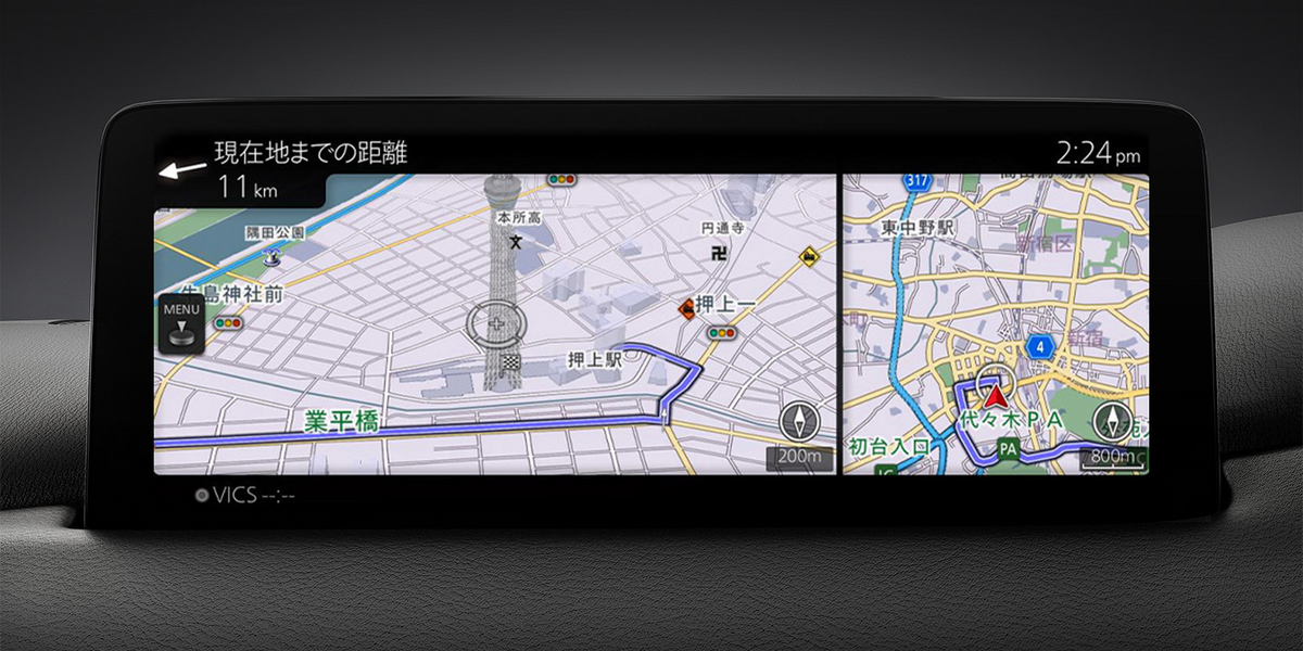 MAZDA3に10.25インチのマツダコネクト用ディスプレイ（CX-5用）を移植