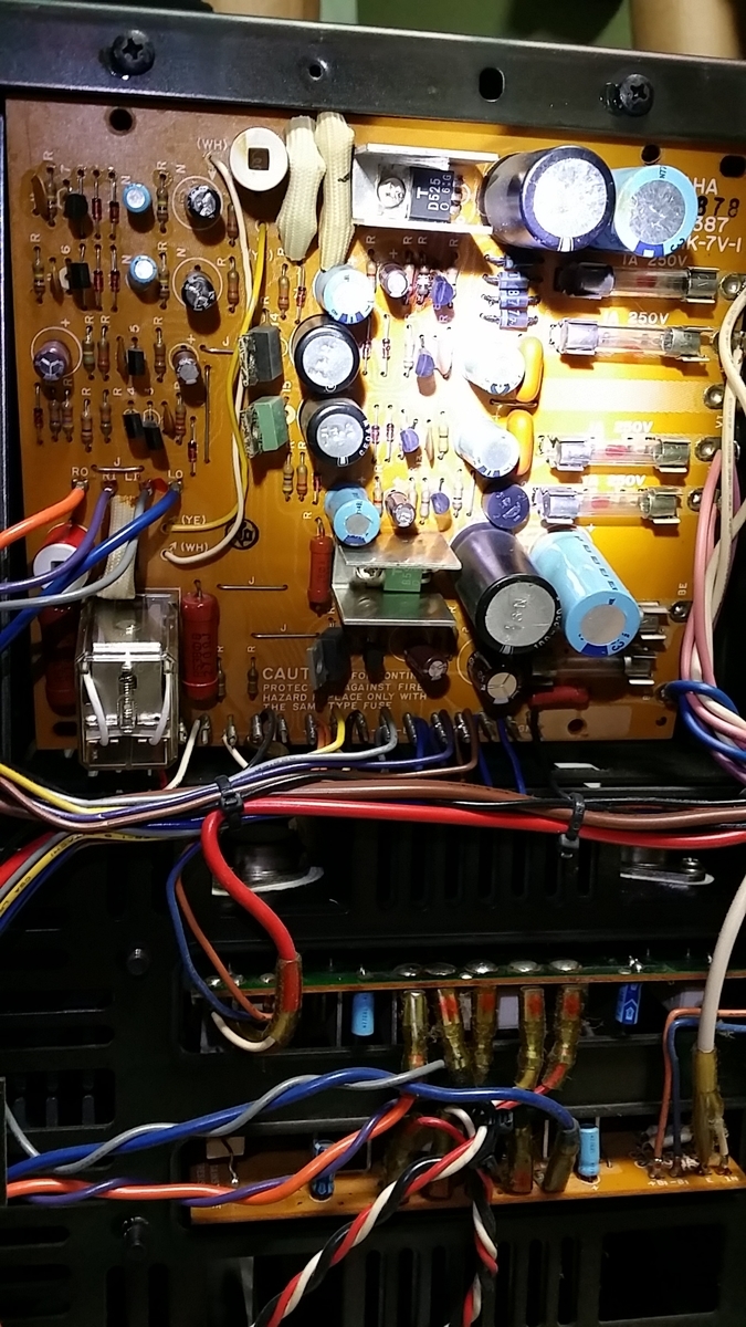 YAMAHA CA-2000 レストア プロテクタ基板 抵抗器焼損 - 家電マニアの