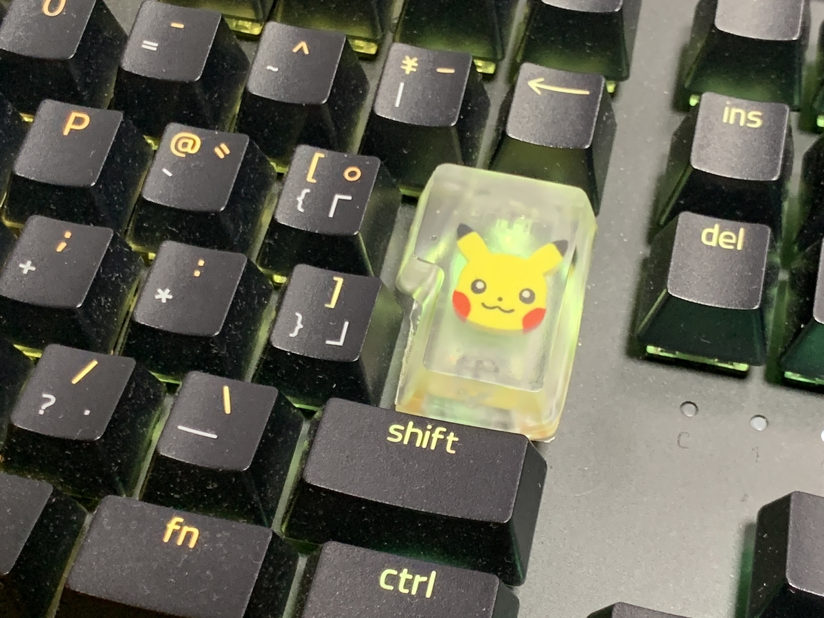 趣味】メカニカルキーボードのキーキャップをレジンで作る【YouTube