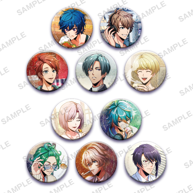 アルゴナビスグッズ】カプセルキラキラ缶バッジ vol.1vol.2 - あつまれ