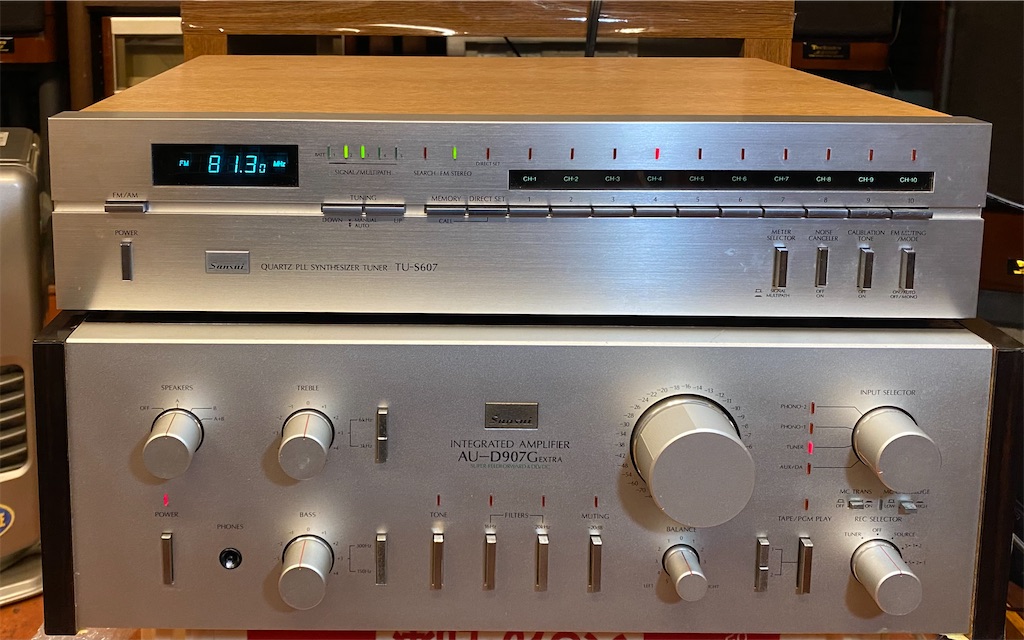 サンスイ AU-D907G EXTRA - osakanatarouのオーディオ修理ブログ