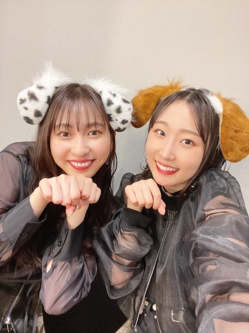 大型犬二匹イベw Juice=Juice植村あかり＆段原瑠々 FCイベント ～るる