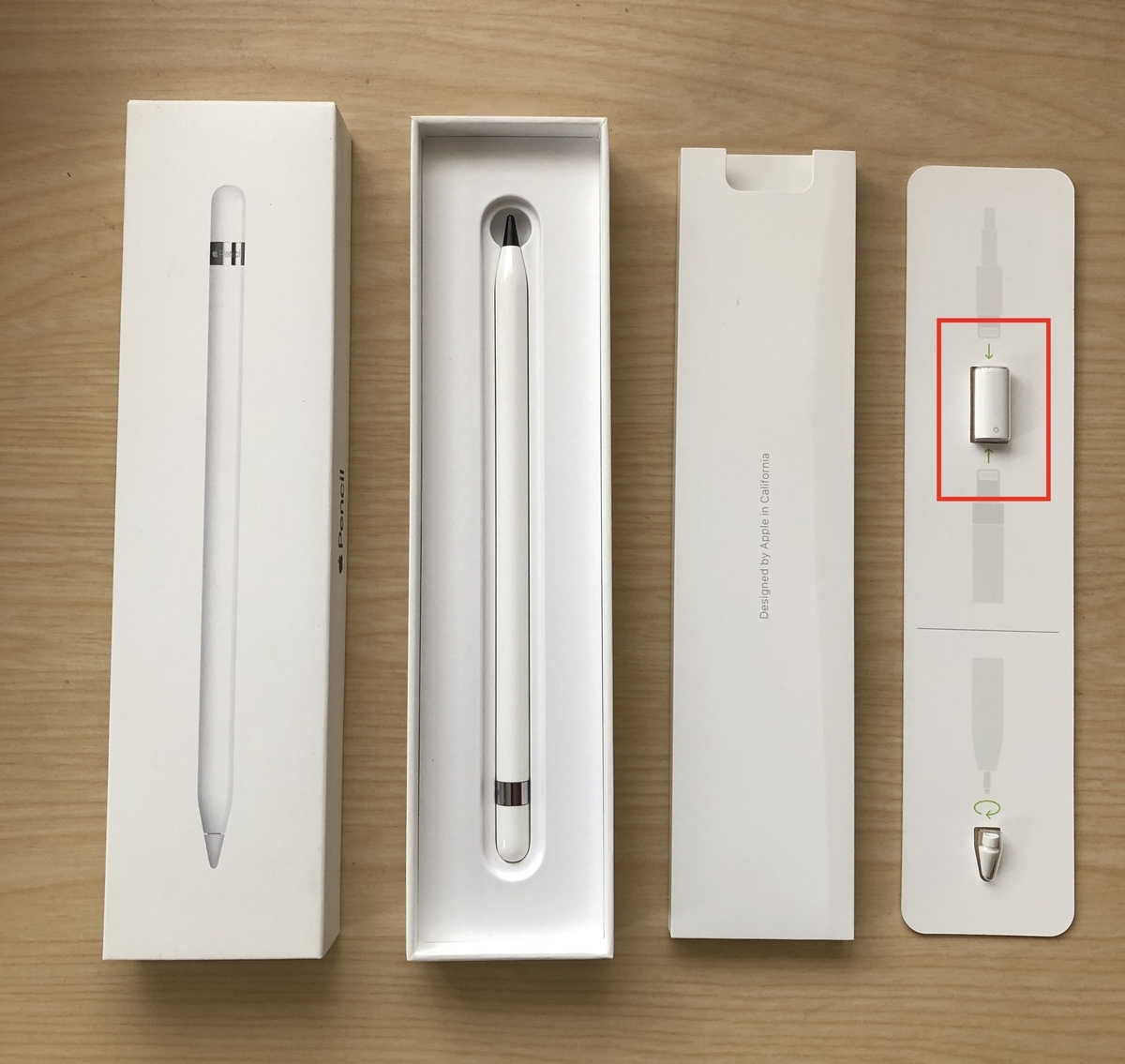  Apple pencil第1世代の付属品Lightning充電アダプタは利用しよう