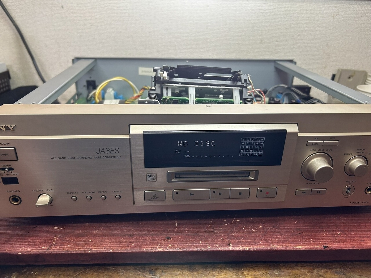 SONY MDデッキ MDS-JA3ESの修理 ーその2ー - TomのブログⅡ