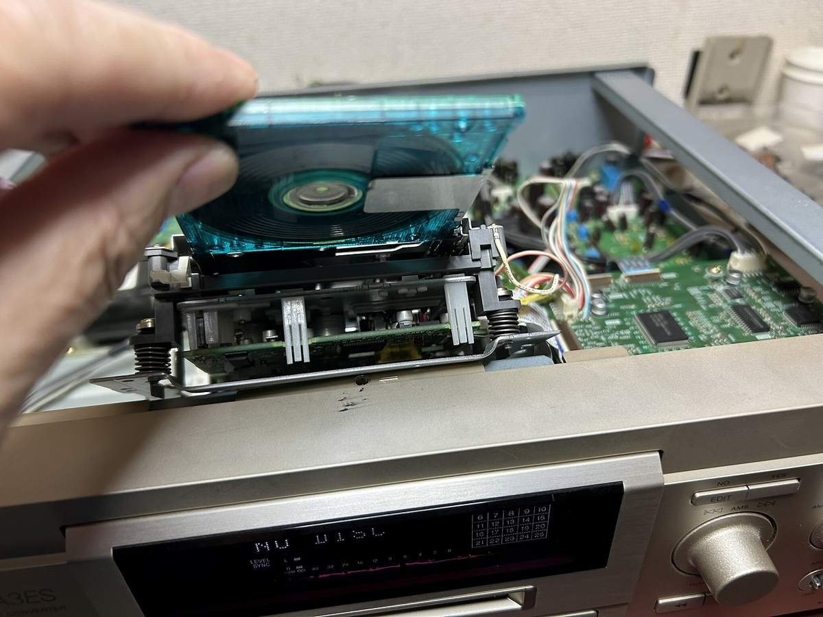 SONY MDデッキ MDS-JA3ESの修理 ーその2ー - TomのブログⅡ