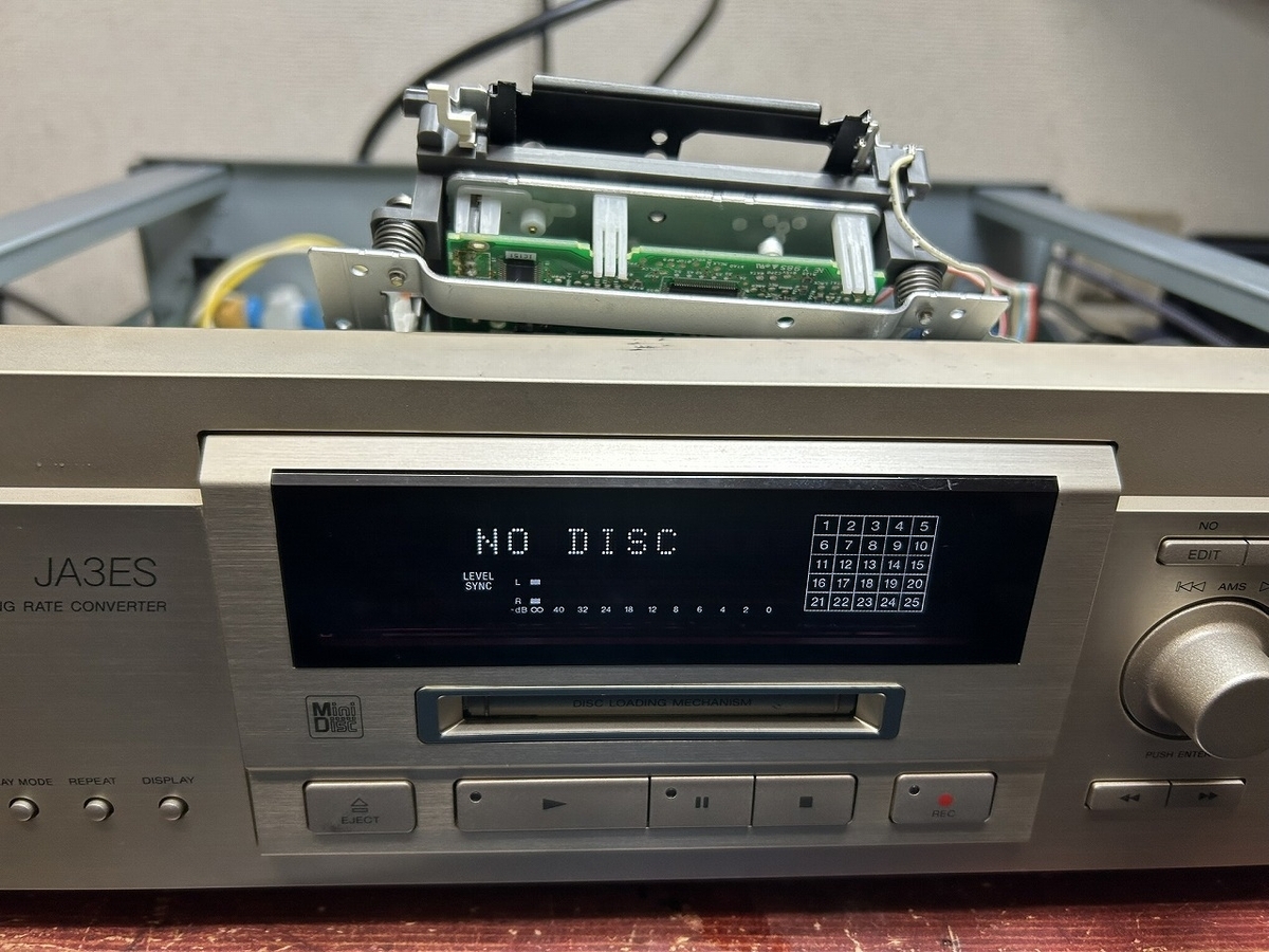 SONY MDデッキ MDS-JA3ESの修理 ーFINALー - TomのブログⅡ