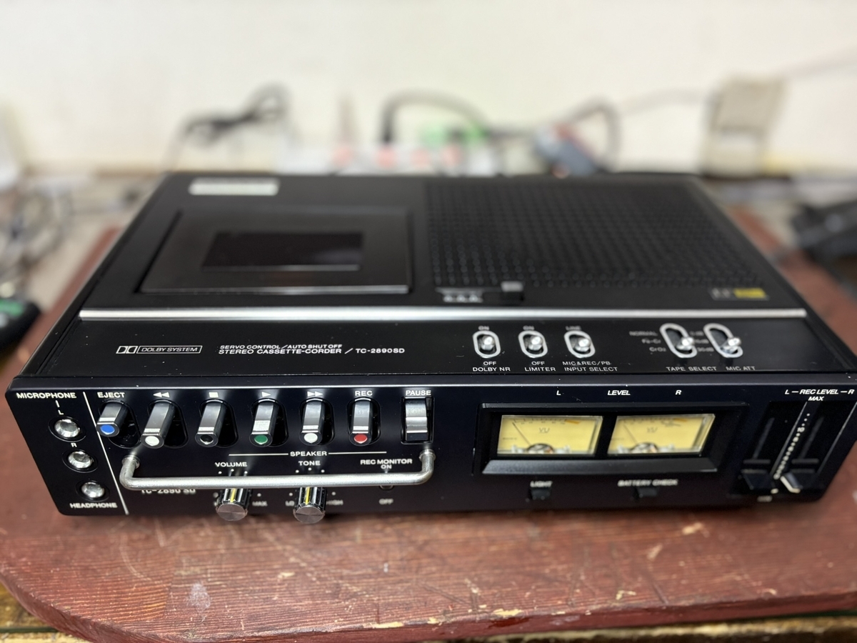SONY カセットデンスケ TC-2890SDの修理 ーFINALー - TomのブログⅡ
