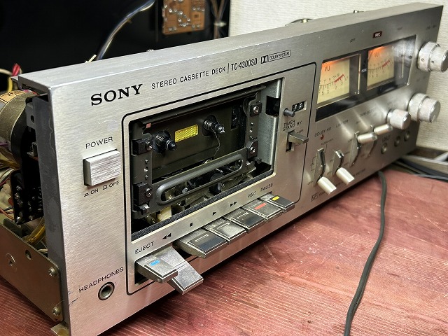 SONY カセットデッキ TC-4300SDの修理 ーその12ー - TomのブログⅡ