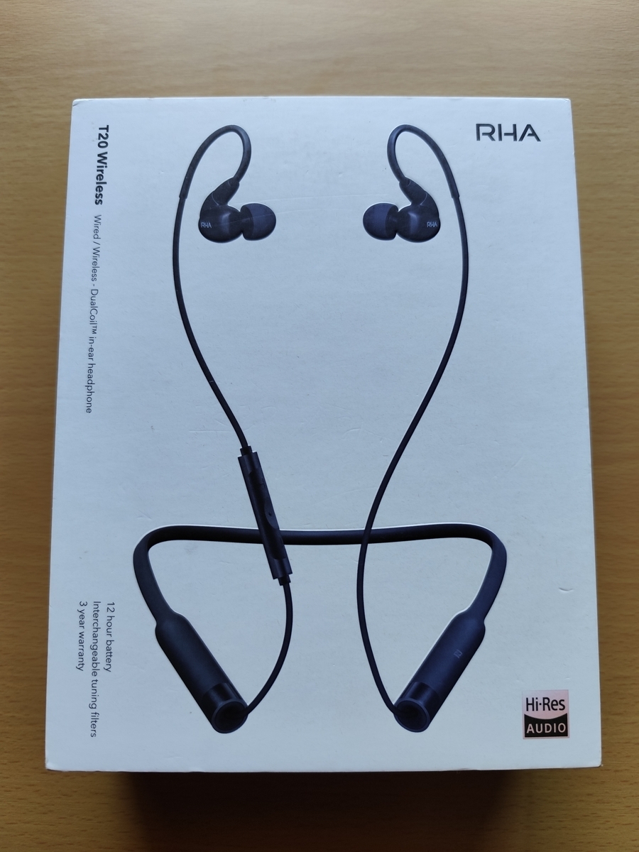 RHA「T20 Wireless」あのパワフルなフラッグシップモデルがワイヤレス