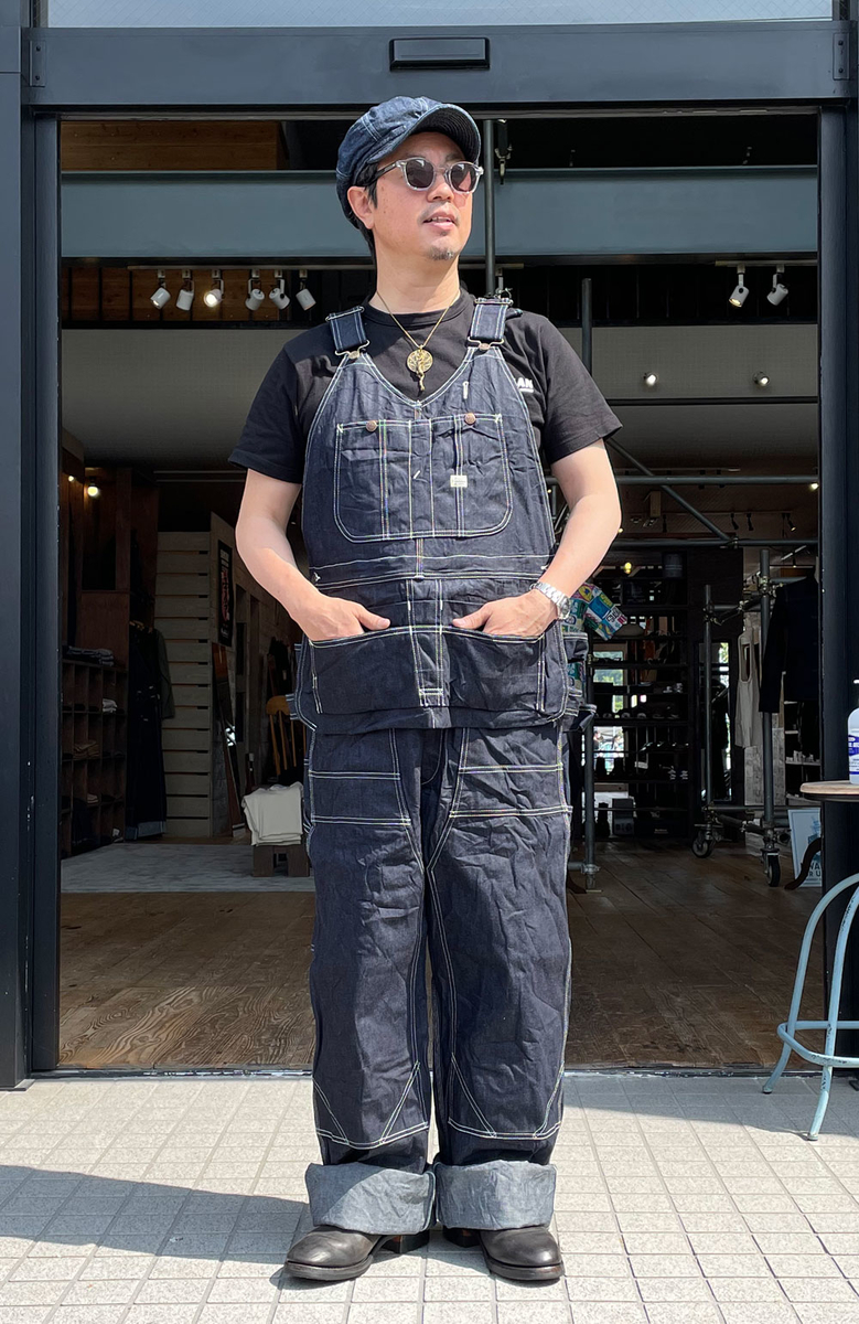 CUSHMAN/クッシュマン 大きな前掛けエプロンカーゴポケットが付いたLEE