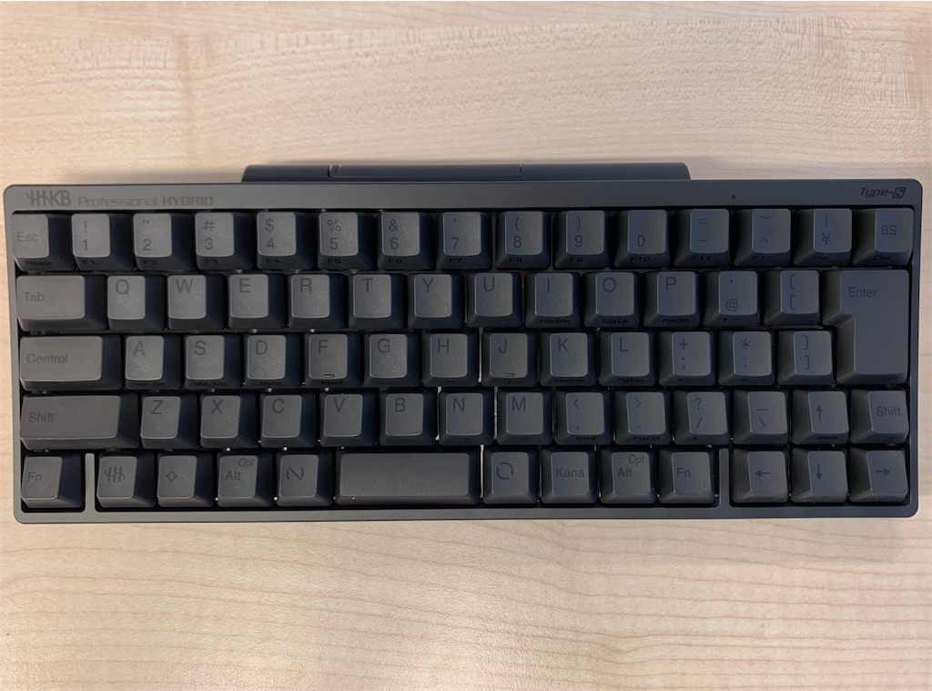 HHKB Professional HYBRID Type-S 日本語配列／墨」を買いました