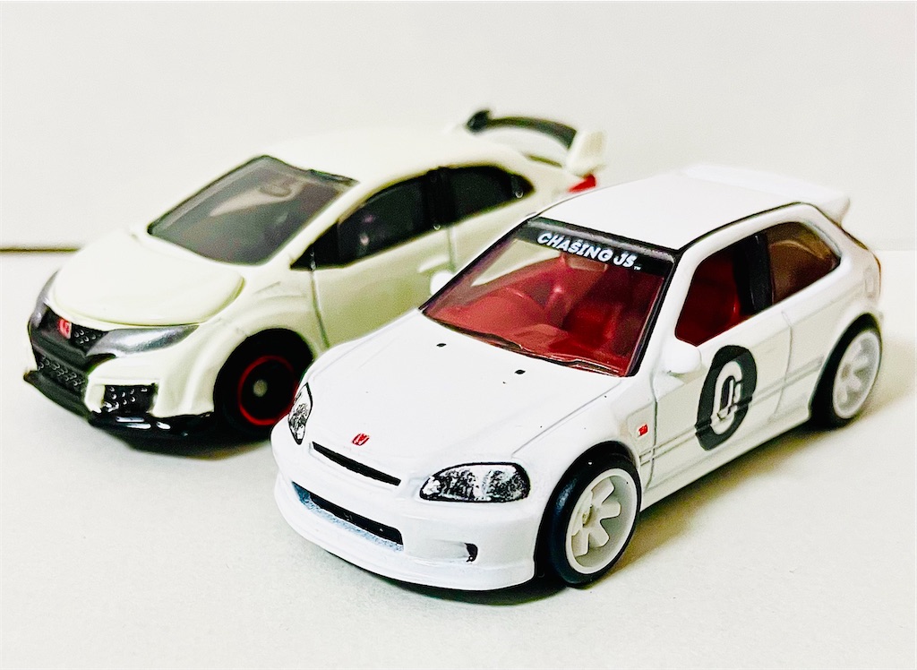 HOTWHEELS PREMIUM '99 HONDA CIVIC TYPE R（EK9）HW BOULEVARD