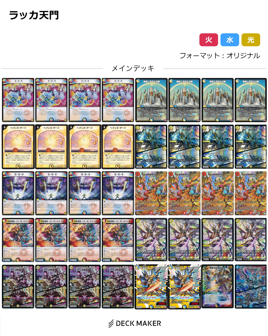 デュエマ】理想と平和の決断の活用案【デッキリスト】 - 割れ物