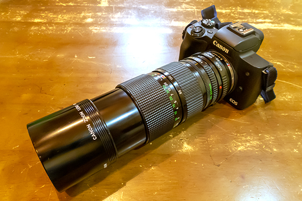 EOS Kiss M2にNew FD80-200mm F4を付けてみた。 - ひよこガレージ