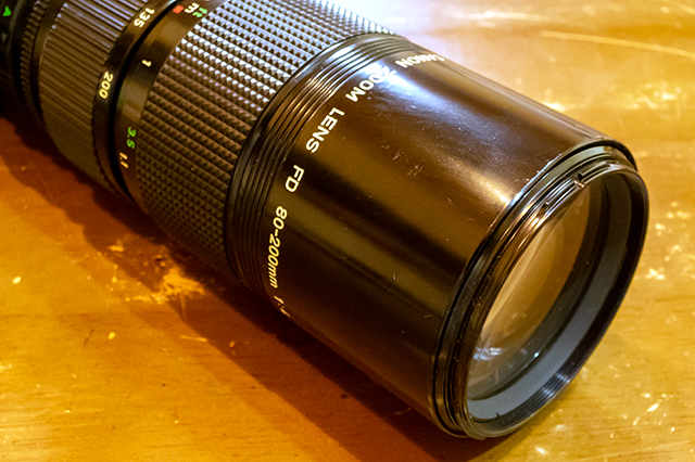 EOS Kiss M2にNew FD80-200mm F4を付けてみた。 - ひよこガレージ