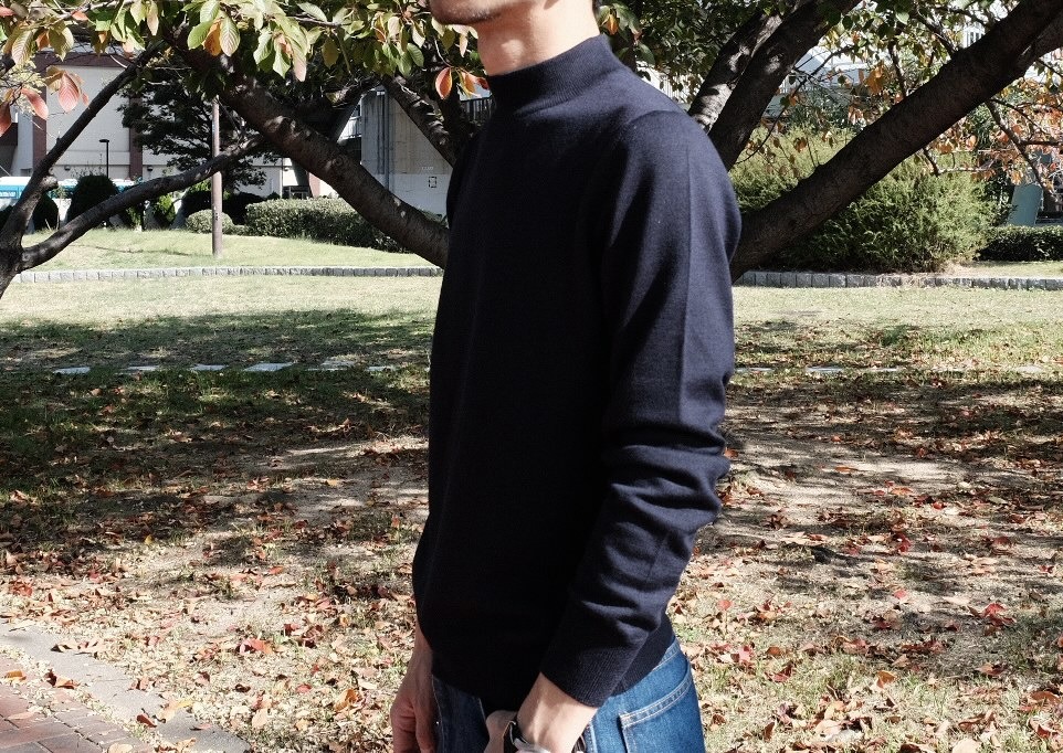 評判の12ゲージ】GRAN SASSO（グランサッソ）のモックネックニットを