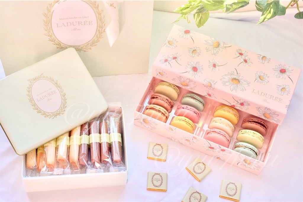 ラデュレ福袋Sの中身ネタバレ公開！人気マカロン入り！百貨店通販で