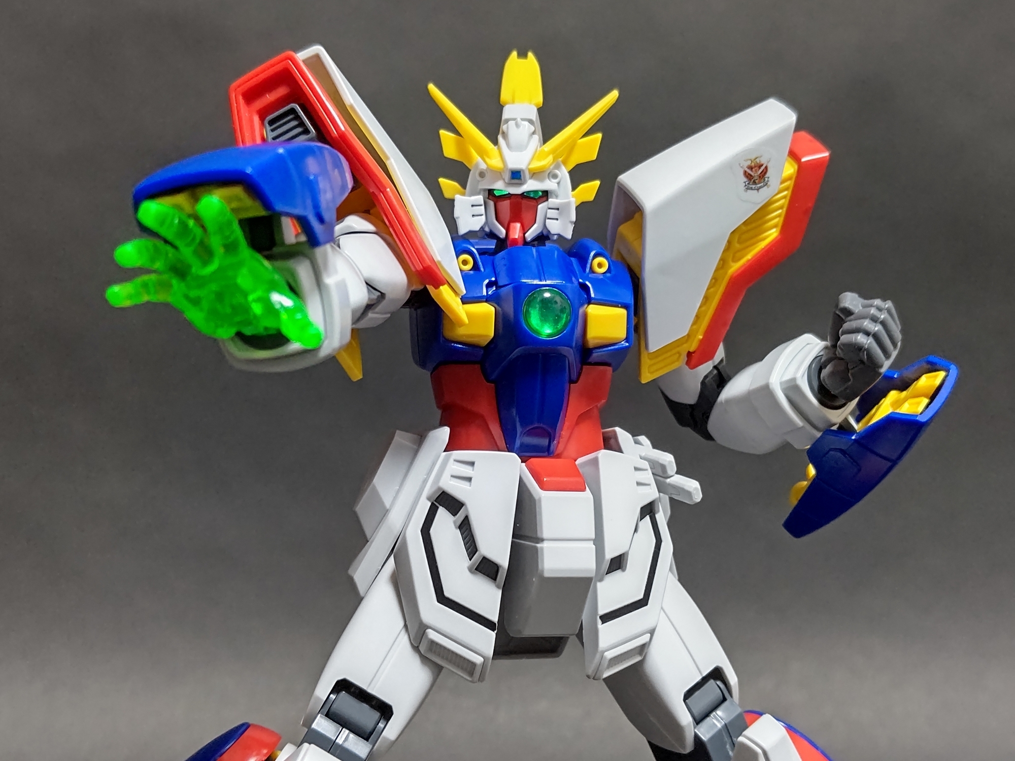 MG『シャイニングガンダム』パチ組み写真 - ゆめろぐ