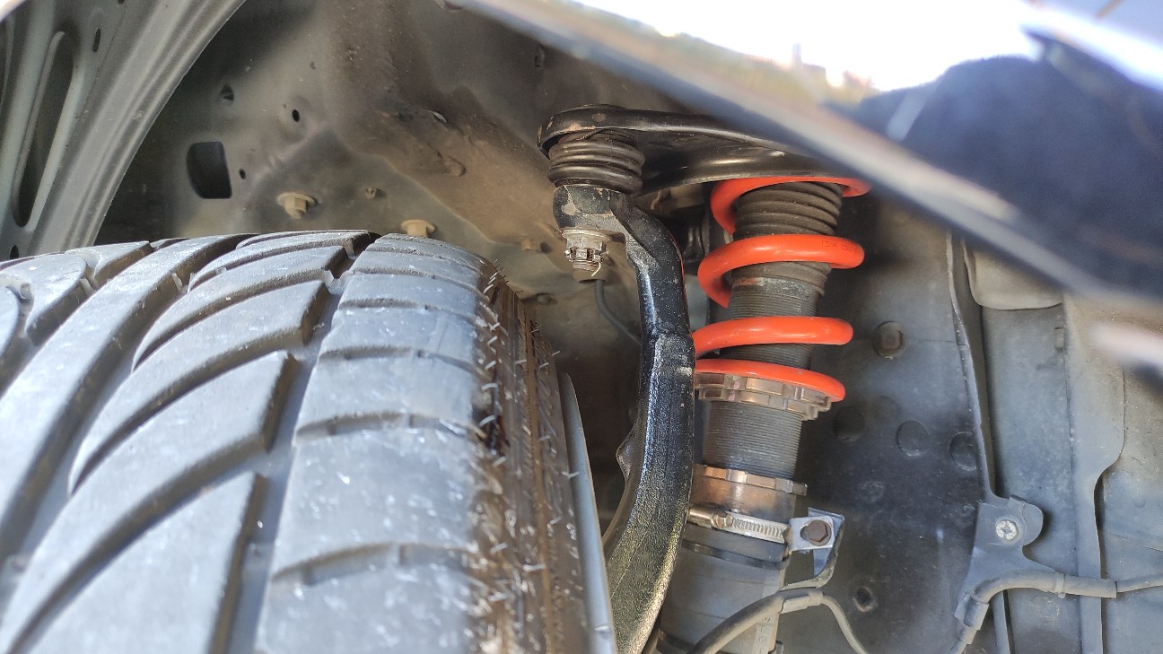 JZX110JZS171系フロント縦ナックルをショートナックルに交換！後編