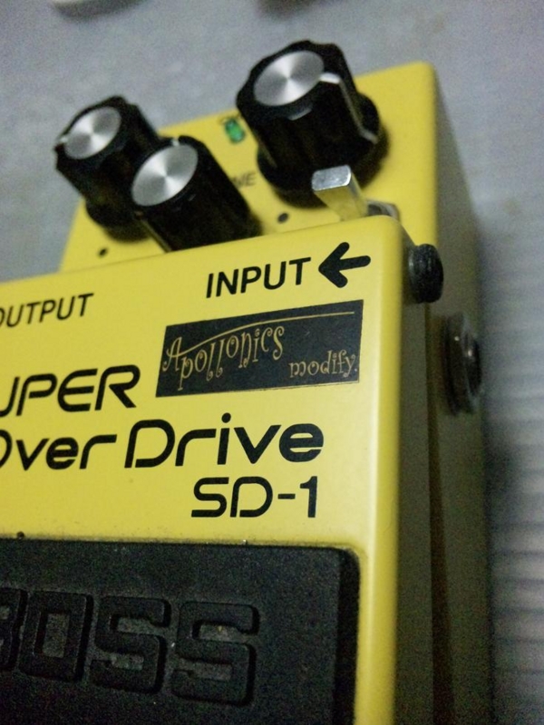 使用機材】 SD-1 MOD 【Apollonics】【Dr.Lake】 - ギターなんて大嫌いだ。