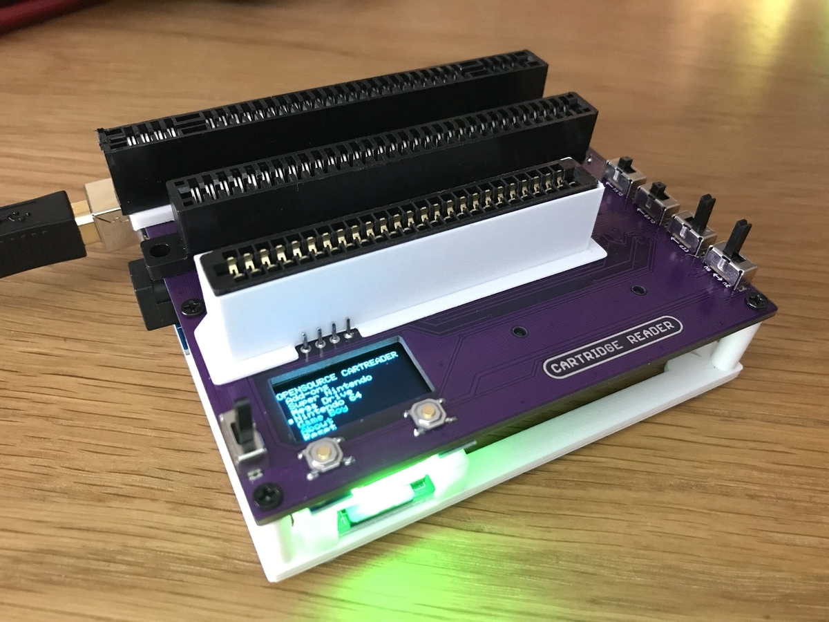 オープンソースカートリッジリーダー「Cart Reader V3」を組み立てて