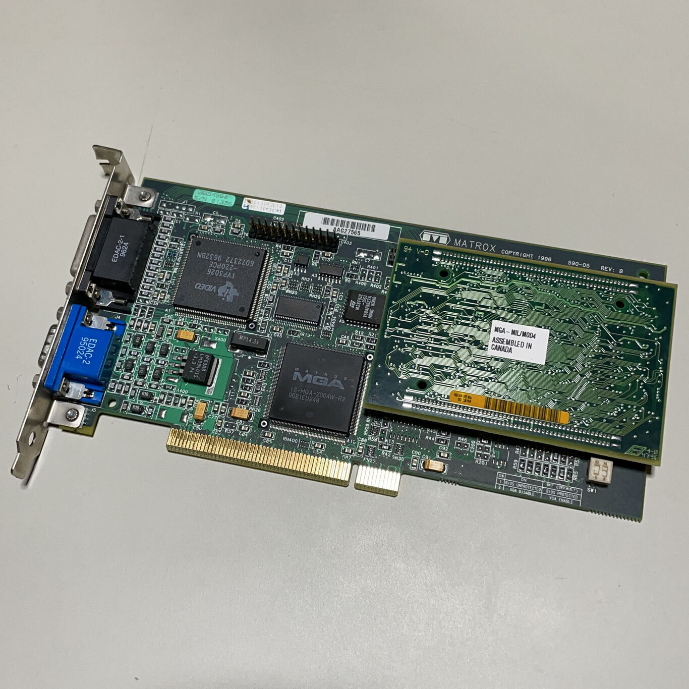 PC-9821V13 に初代 Matrox Millennium を取り付ける - PokuG stdio.h
