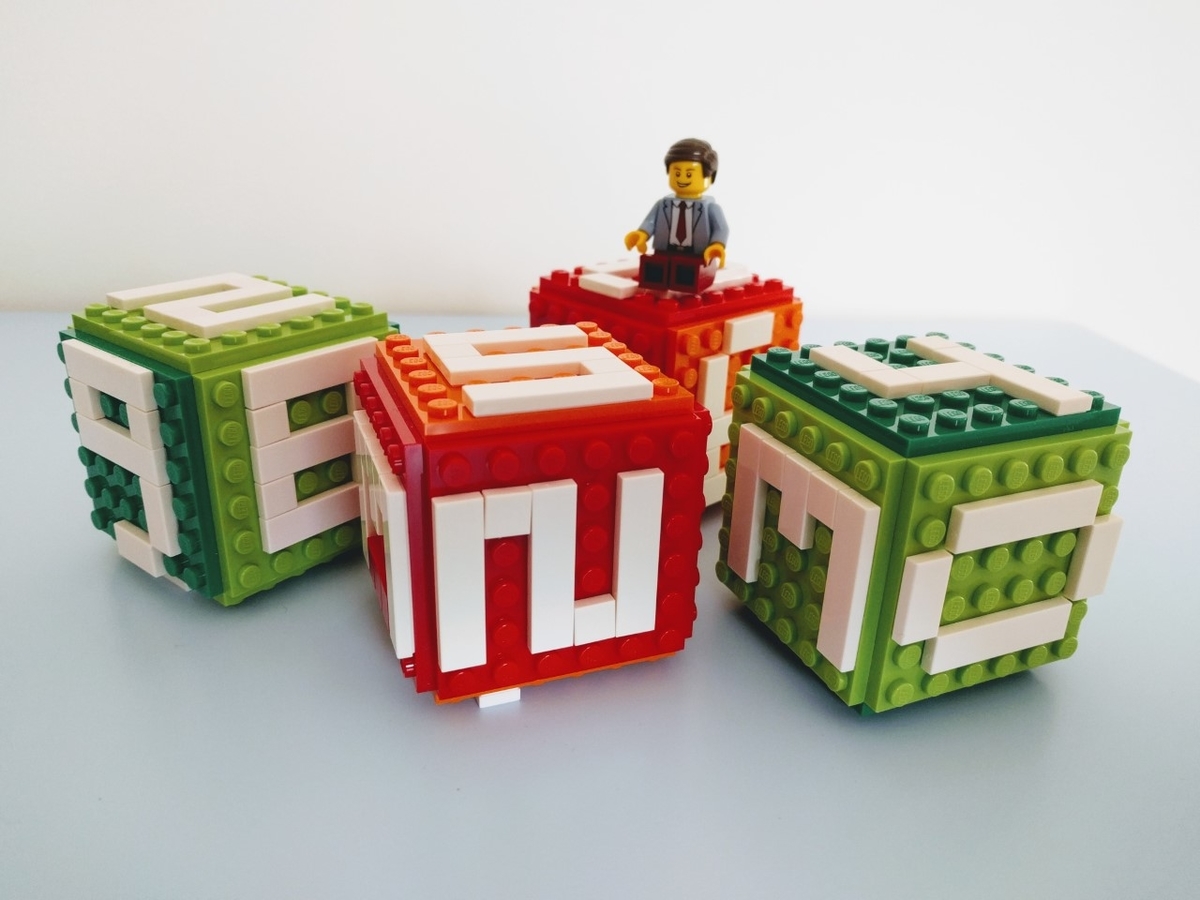 カラフルな4つのキューブ！ レゴ：LEGO 40172 万年カレンダー - よう