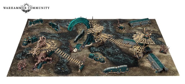 ウォークライ】タラクシスのテレインセット - たるいのウォーハンマー