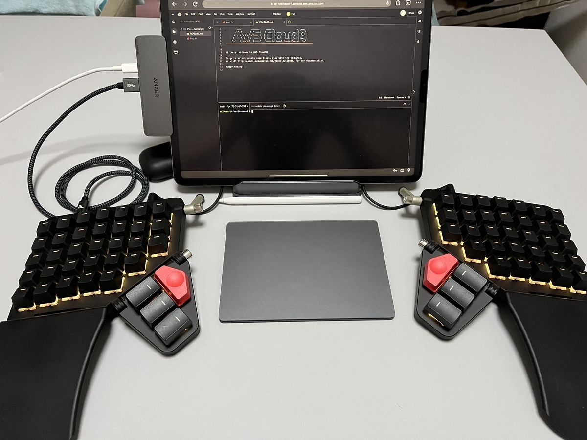 分割キーボード MOONLANDER MARK I を買って設定し3ヶ月使ってみた